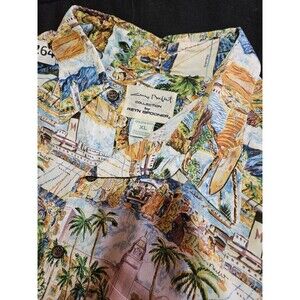 Reyn Spooner x Guy Buffett Men’s XL Short Sleeve Hawaiian Button‑Up Shirt